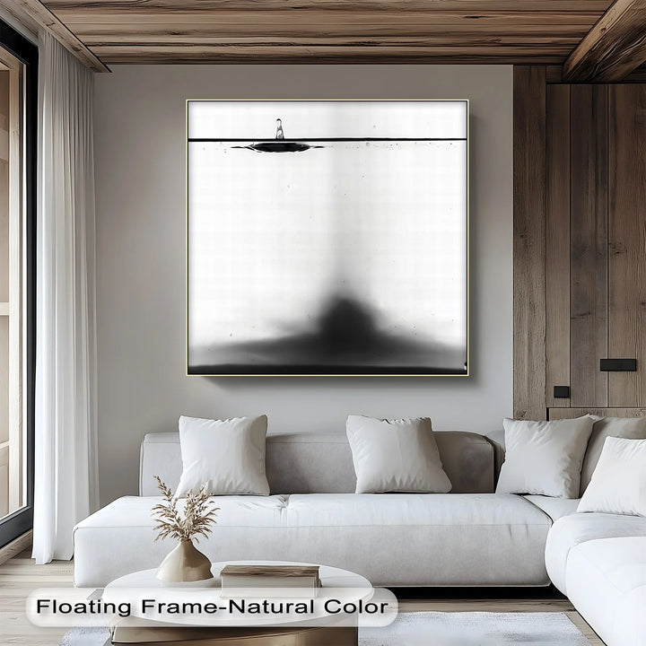 Equilibrium Drop – Minimalist Water Ripple Canvas Prints - MyPhotoStation