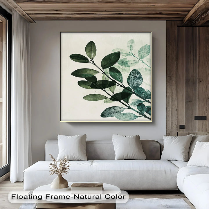 Olive Leaf Botanical Art – Tranquil Green Canvas Print - MyPhotoStation