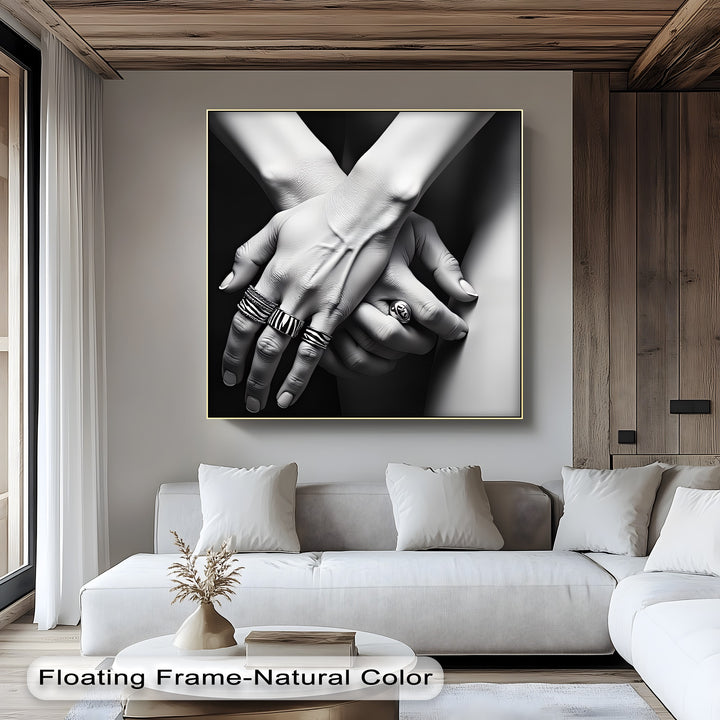 Silent Touch – Erotic Canvas Print