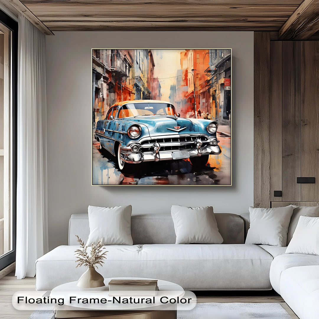 Classic Cadillac in Havana – Vintage Car Canvas Print - MyPhotoStation