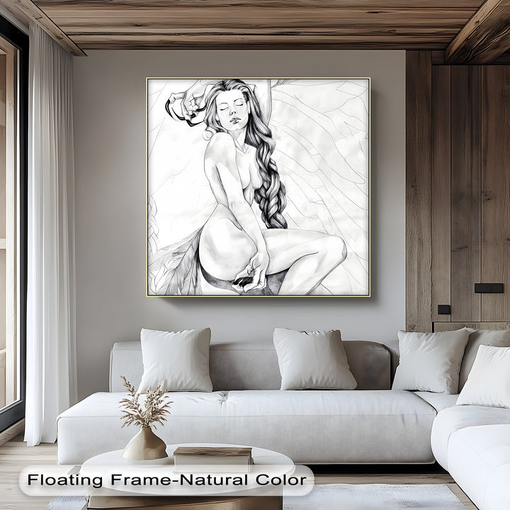 intimate framed canvas prints soft romantic tones bedroom wall art