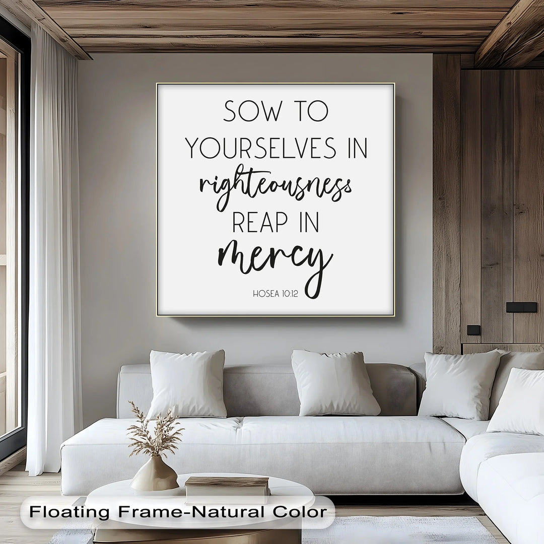 Uplifting quote art with bold faith message and clean design