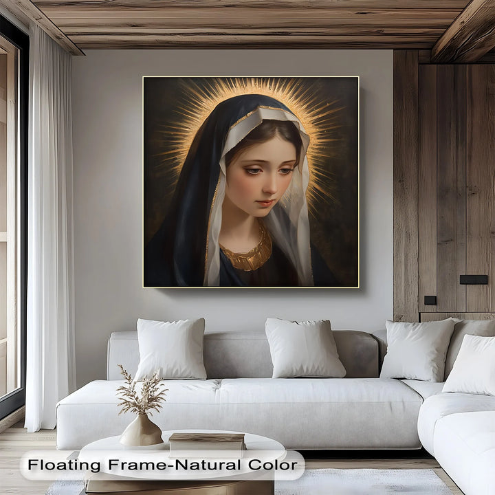 Holy Light – Virgin Mary Canvas Wall Art - MyPhotoStation