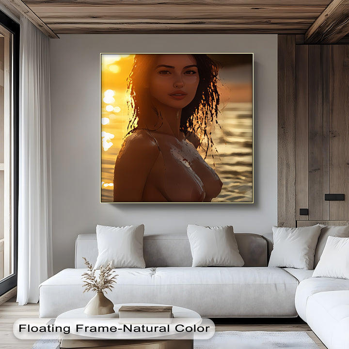 Twilight Reverie – Nude Sexy Canvas Wall Art | Living Room Art