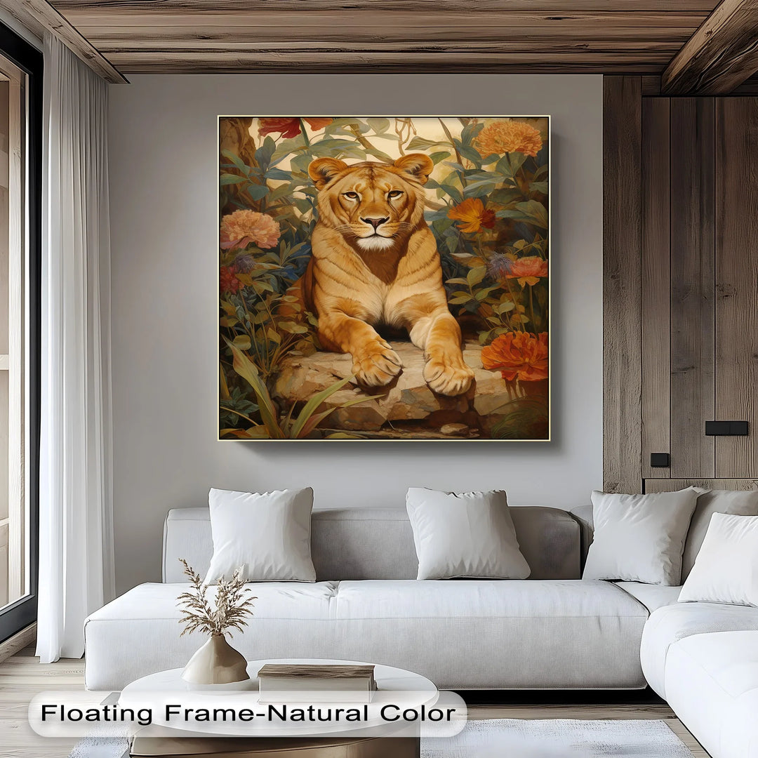 Queen of the Jungle Repose – Animal Canvas Print - MyPhotoStation