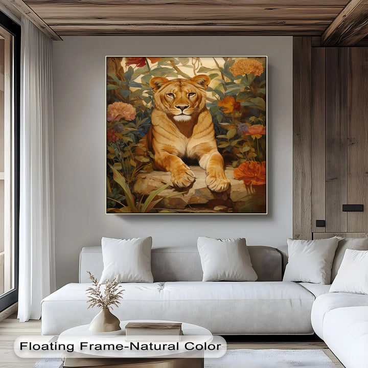 Queen of the Jungle Repose – Animal Canvas Print - MyPhotoStation