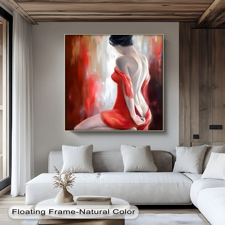 Velvet Reverie – Erotic Canvas Print