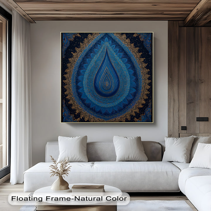 Celestial Elegance – Persian Mandala Canvas Print