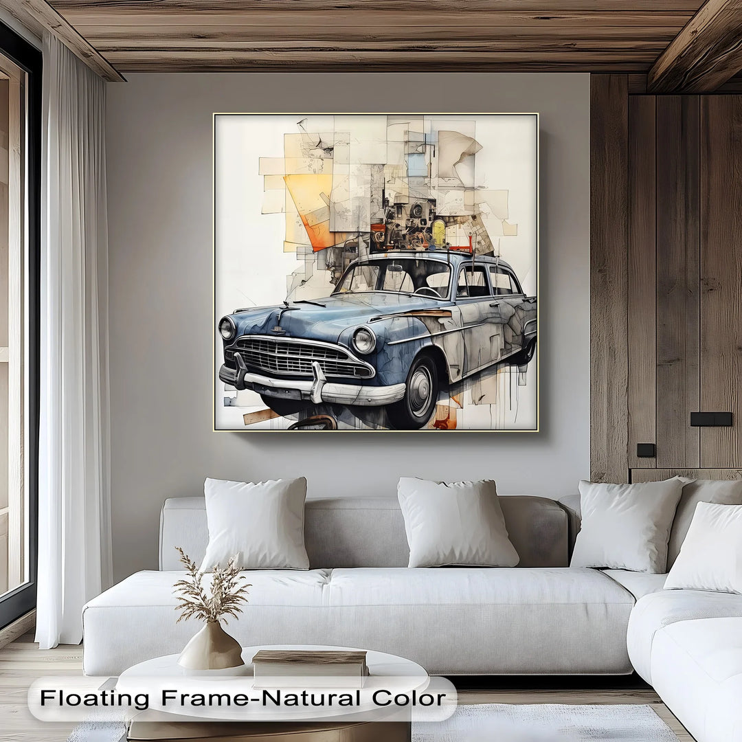 Urban Mechanic Memory – Car Canvas Print - MyPhotoStation