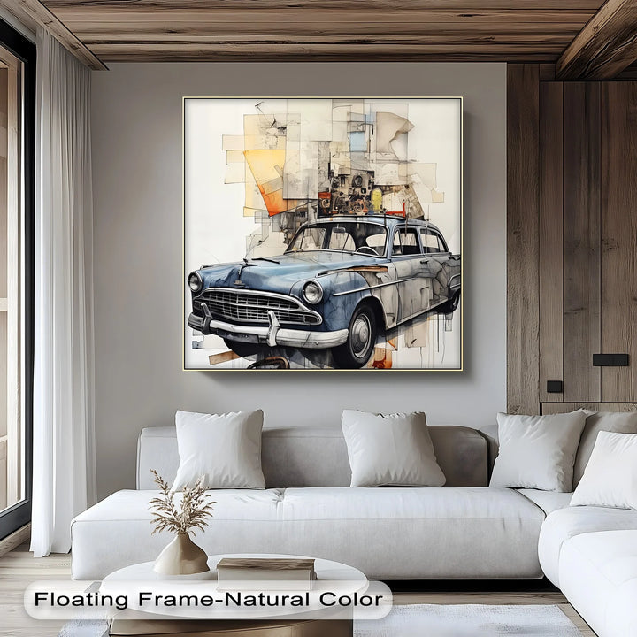 Urban Mechanic Memory – Car Canvas Print - MyPhotoStation