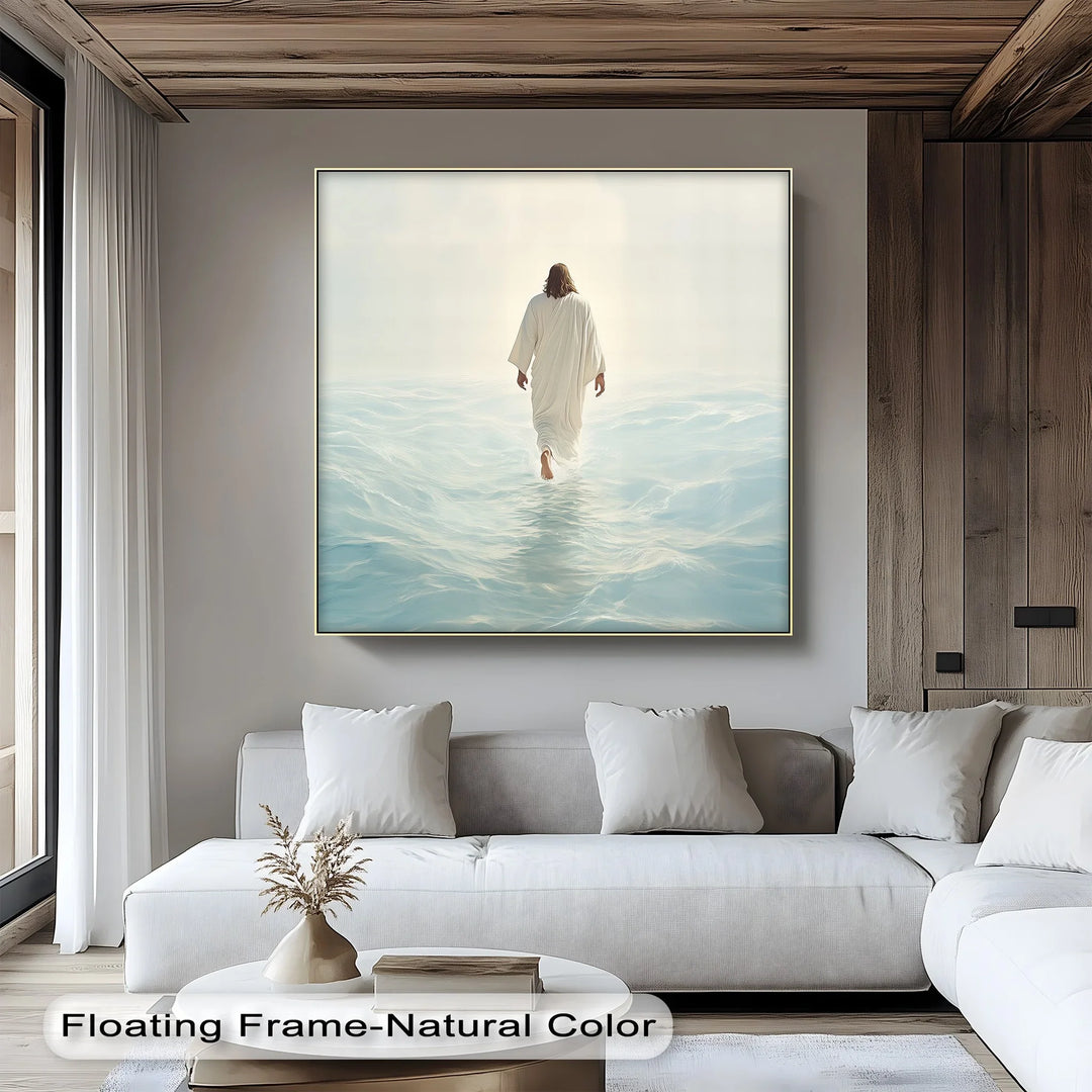 Divine Calm – Jesus Walking on Water Canvas Print - MyPhotoStation
