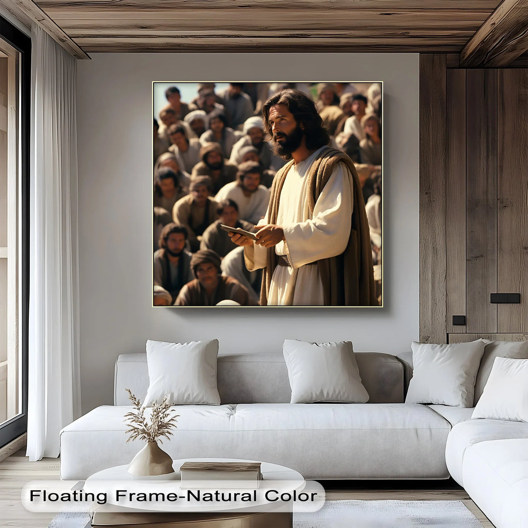 The Teacher’s Voice – Jesus Preaching to the Multitude Canvas Prints - MyPhotoStation