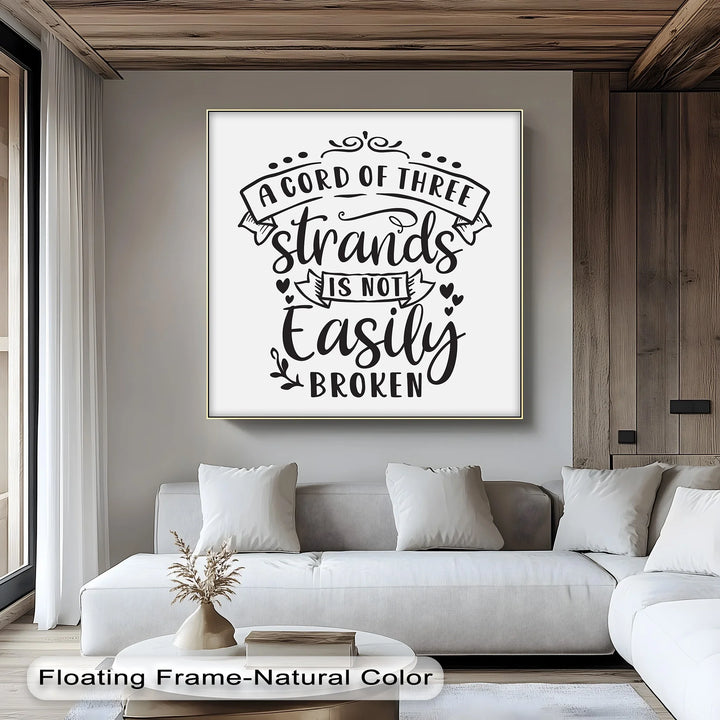 Scripture-inspired typography poster

