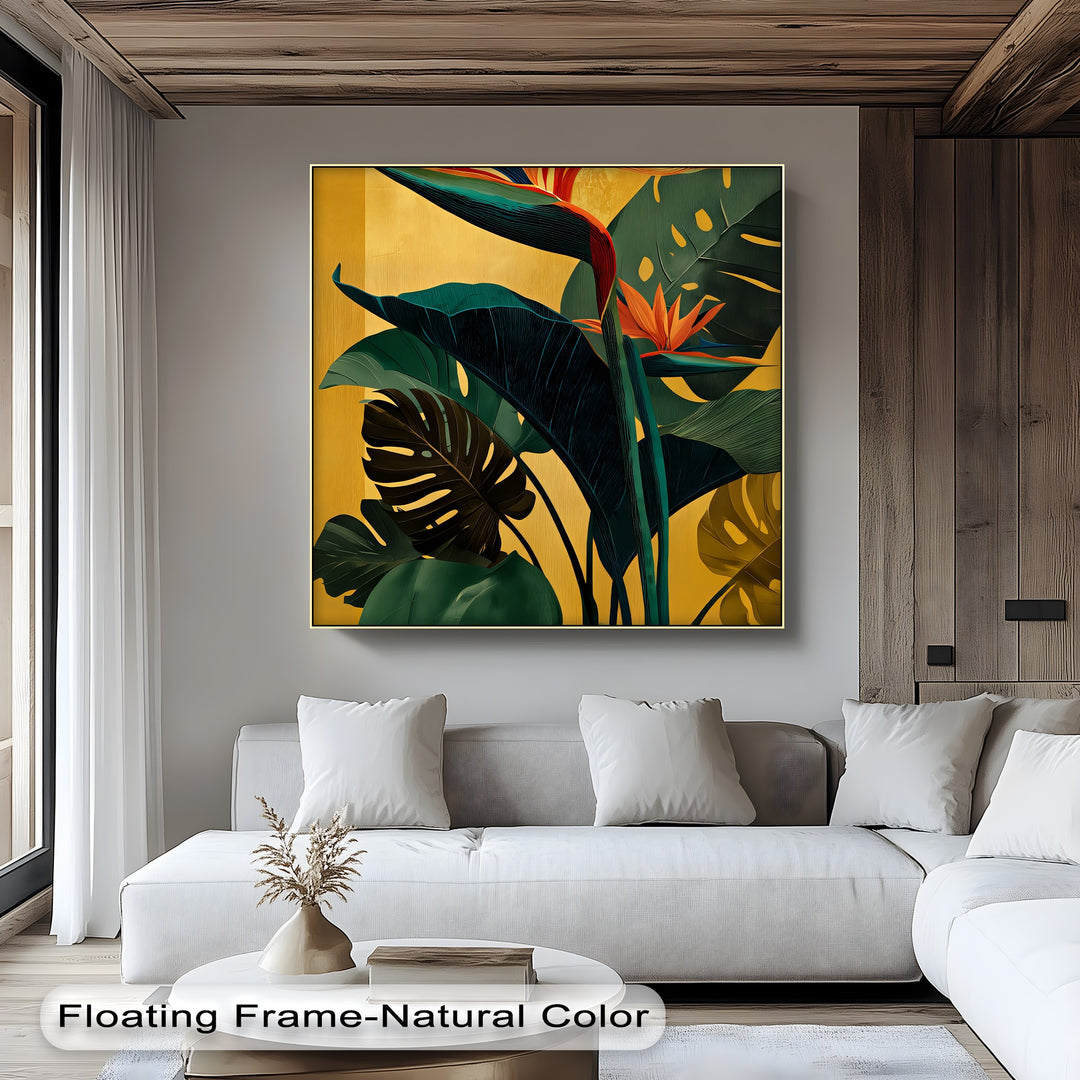 Bird of Paradise - Flower Canvas Wall Art | Framed Wall Art