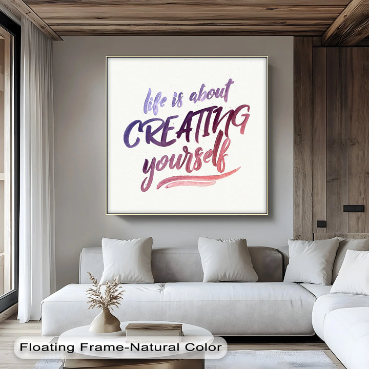 Bold Black and White Inspirational Canvas for Gym Walls

