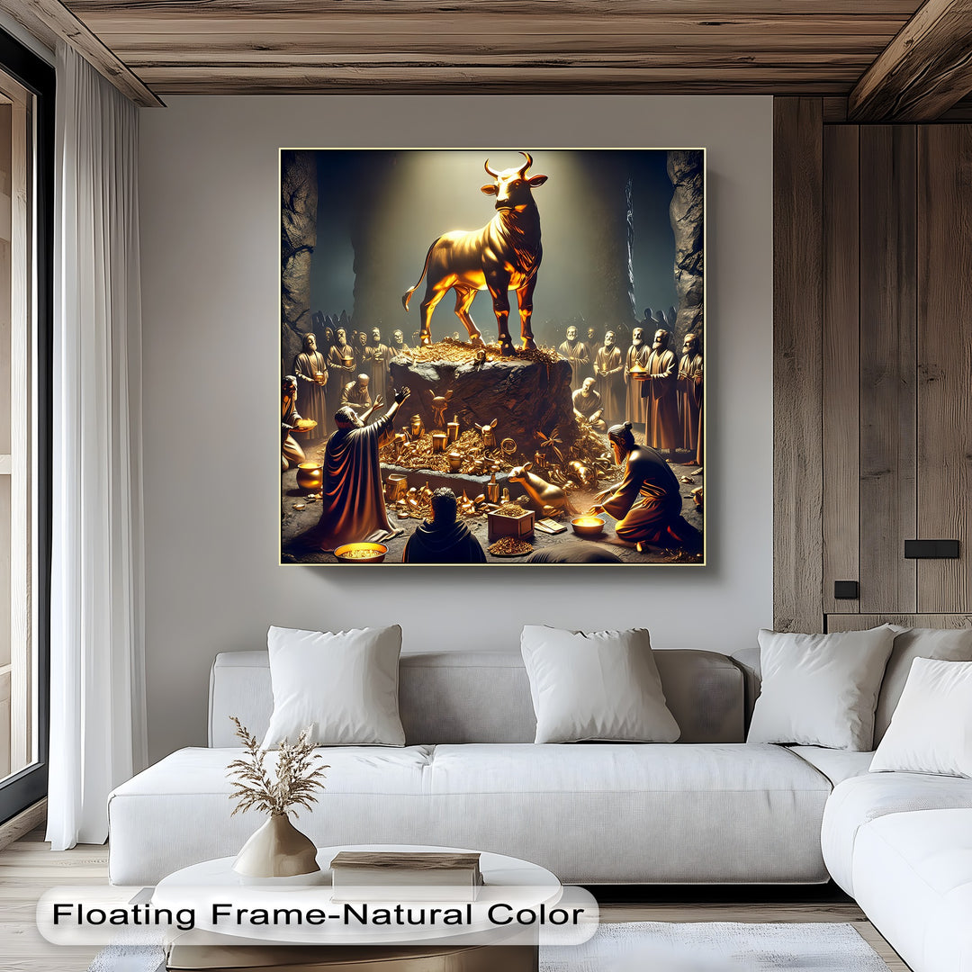 The Golden Calf – Biblical Canvas Wall Art