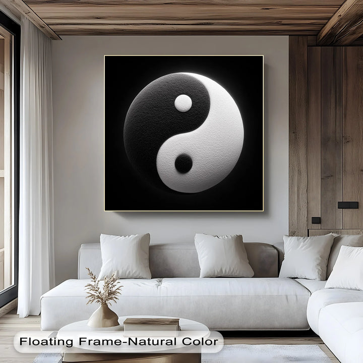 Zen Wall Art – Yin and Yang Canvas Decor

