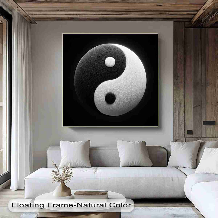 Balance Within – Yin Yang Symbol Inspirational Canvas Print
