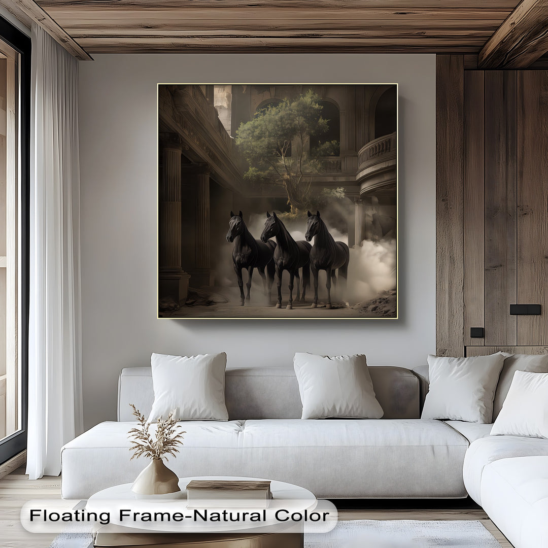 Guardians of the Forgotten Hall – Dark Horse Fantasy Canvas Print