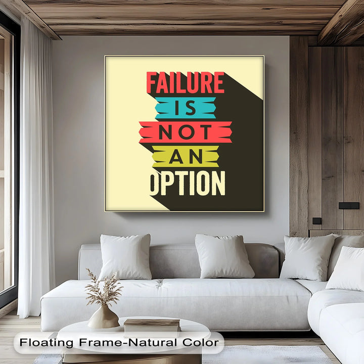 Colorful Determination Quote Canvas for Office Walls

