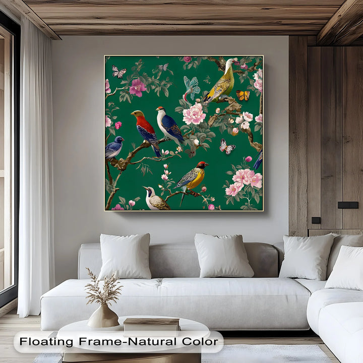Songbirds and Blossoms – Chino Canvas Print
