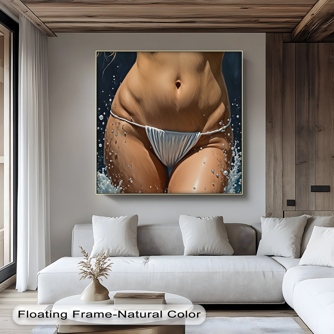 ocean-inspired erotic canvas premium intimate wall art