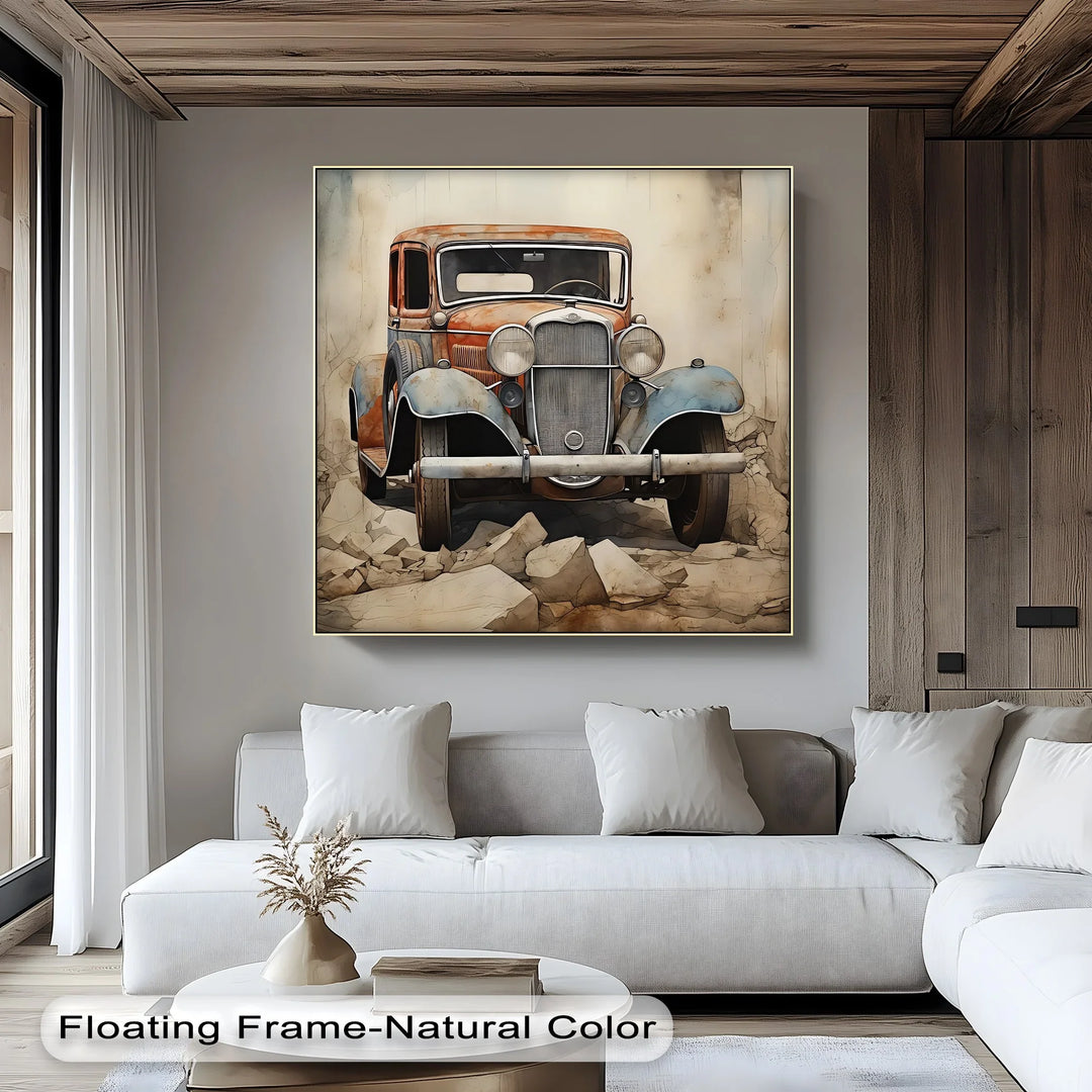 Vintage Rusty Car – Car Canvas Print - MyPhotoStation