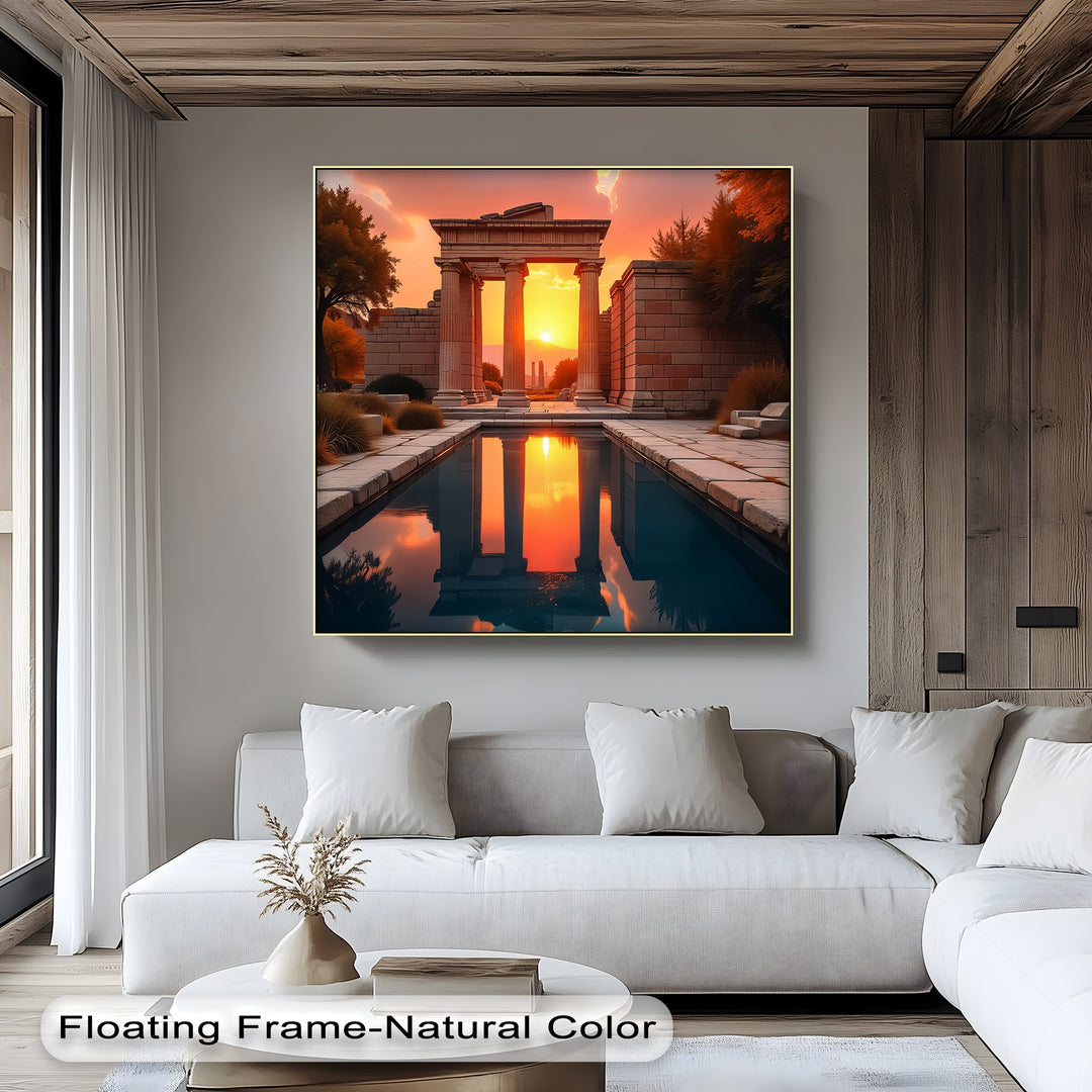 Sunset Serenity – Ancient Gate Canvas Print