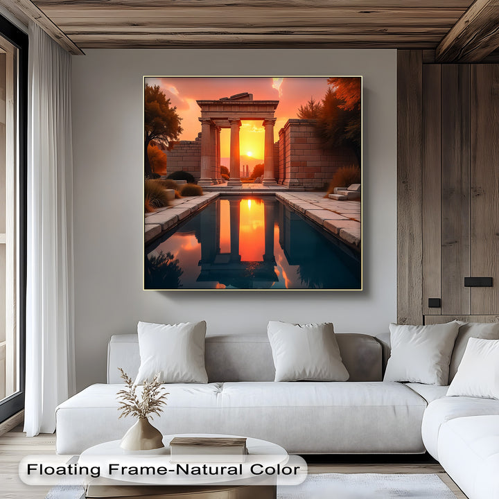 Sunset Serenity – Ancient Gate Canvas Print