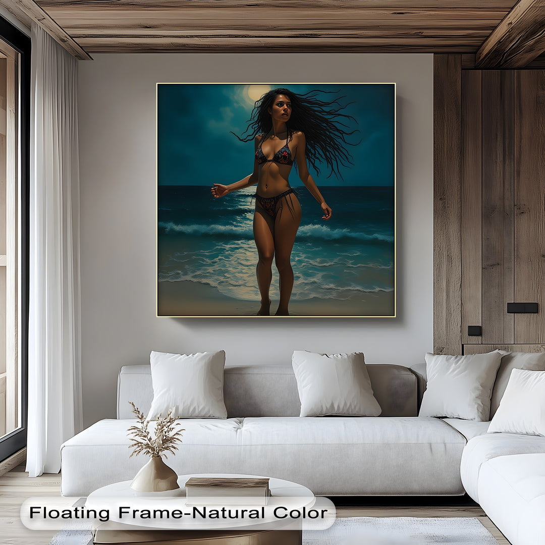 Moonlit Desire – Erotic Canvas Print