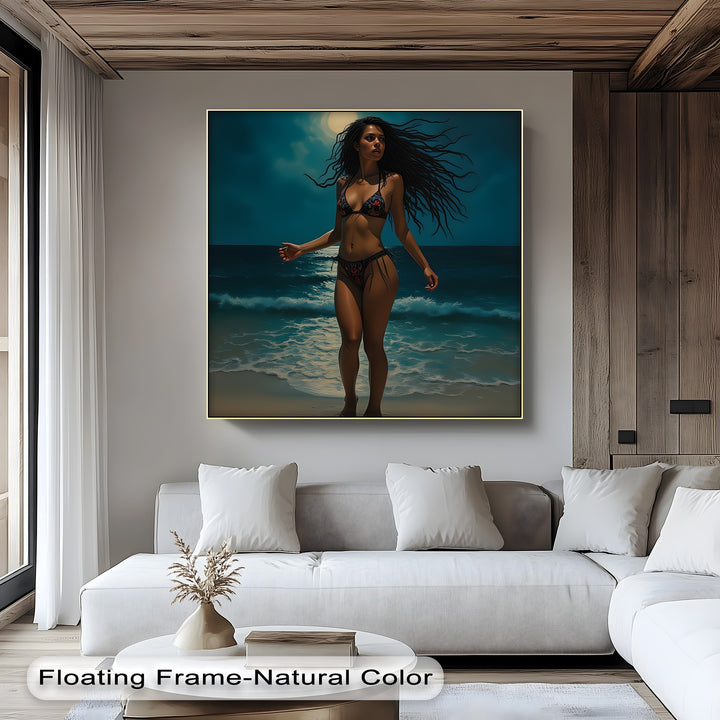 Moonlit Desire – Erotic Canvas Print