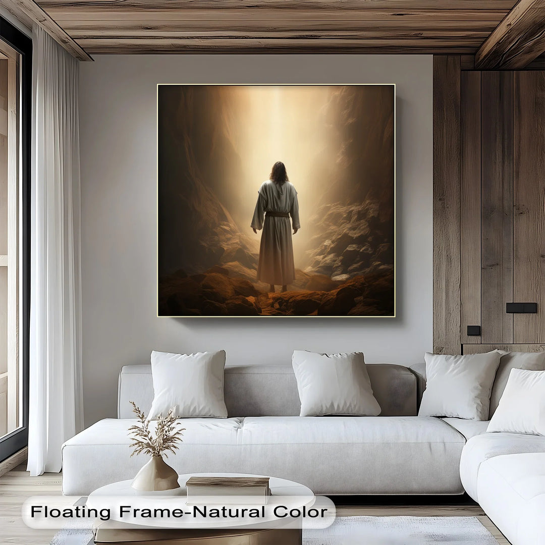 Divine Light – Jesus in the Cave Canvas Prints - MyPhotoStation