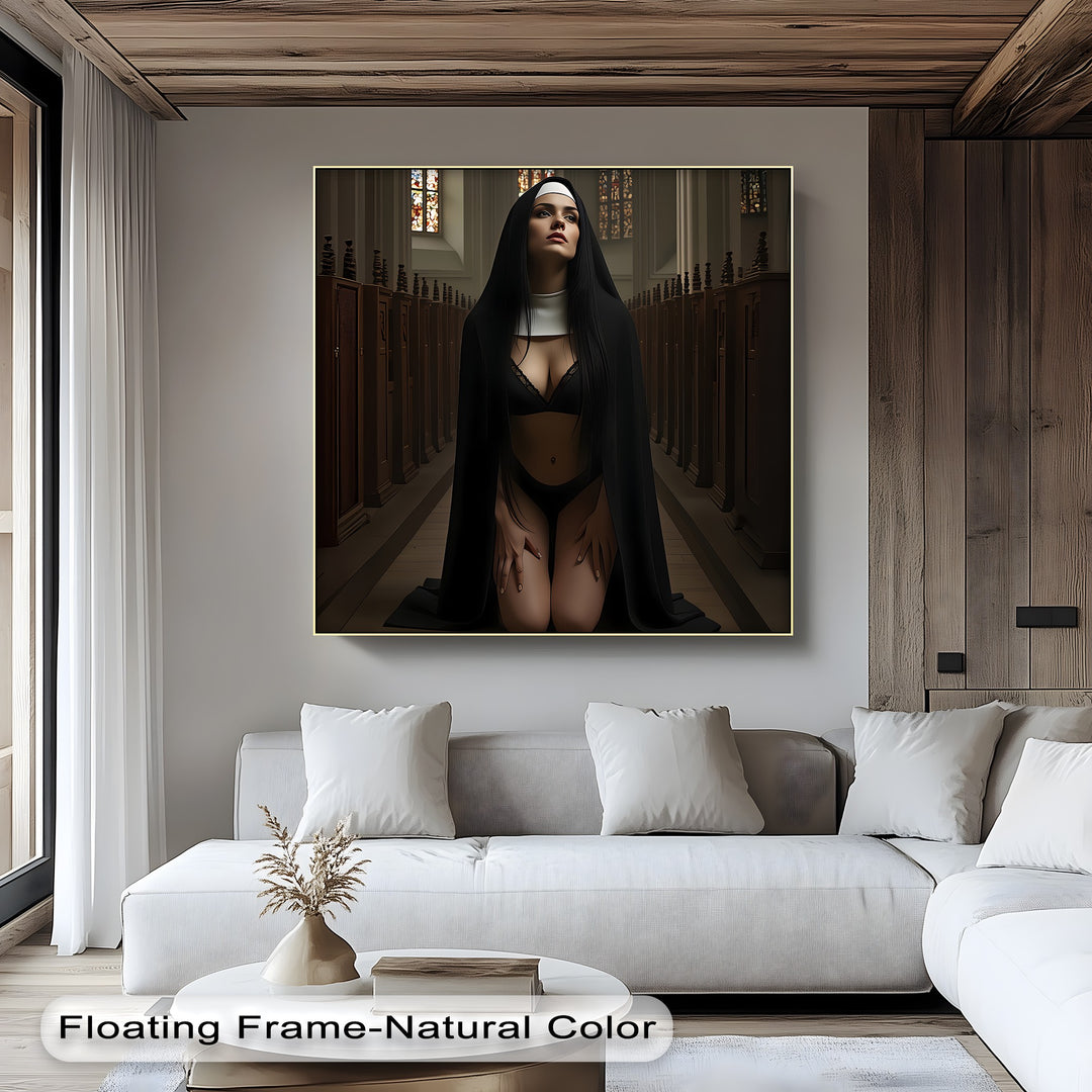 Sacred Temptation – Erotic Canvas Print