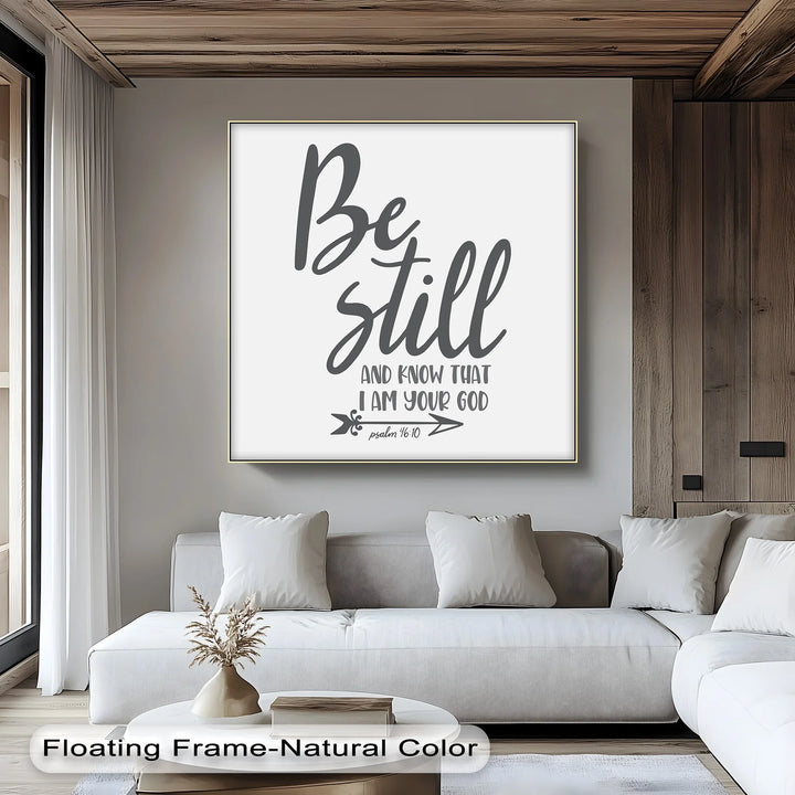 Minimalist Christian quote print for spiritual décor

