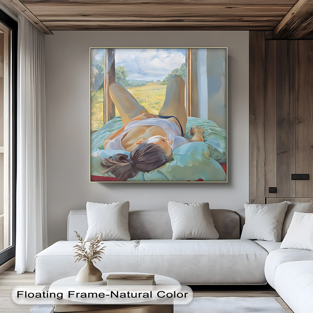 Golden Noon Serenity – Erotic Canvas Print