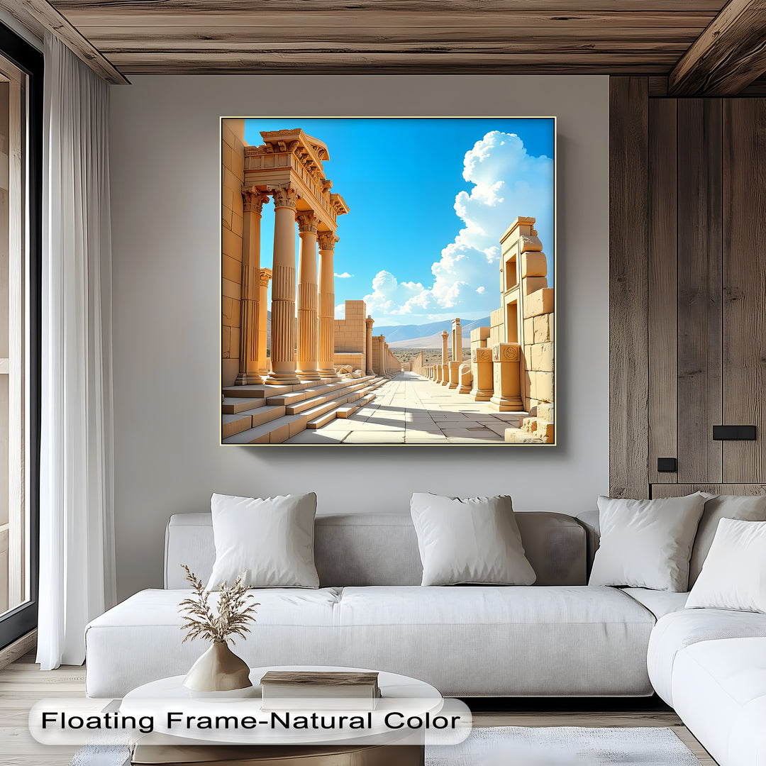 Golden Pathway – Ancient City Canvas Print