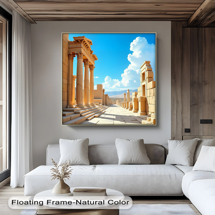 Golden Pathway – Ancient City Canvas Print
