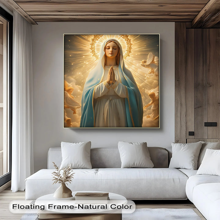 Queen of Heaven – Virgin Mary Canvas Art Print - MyPhotoStation