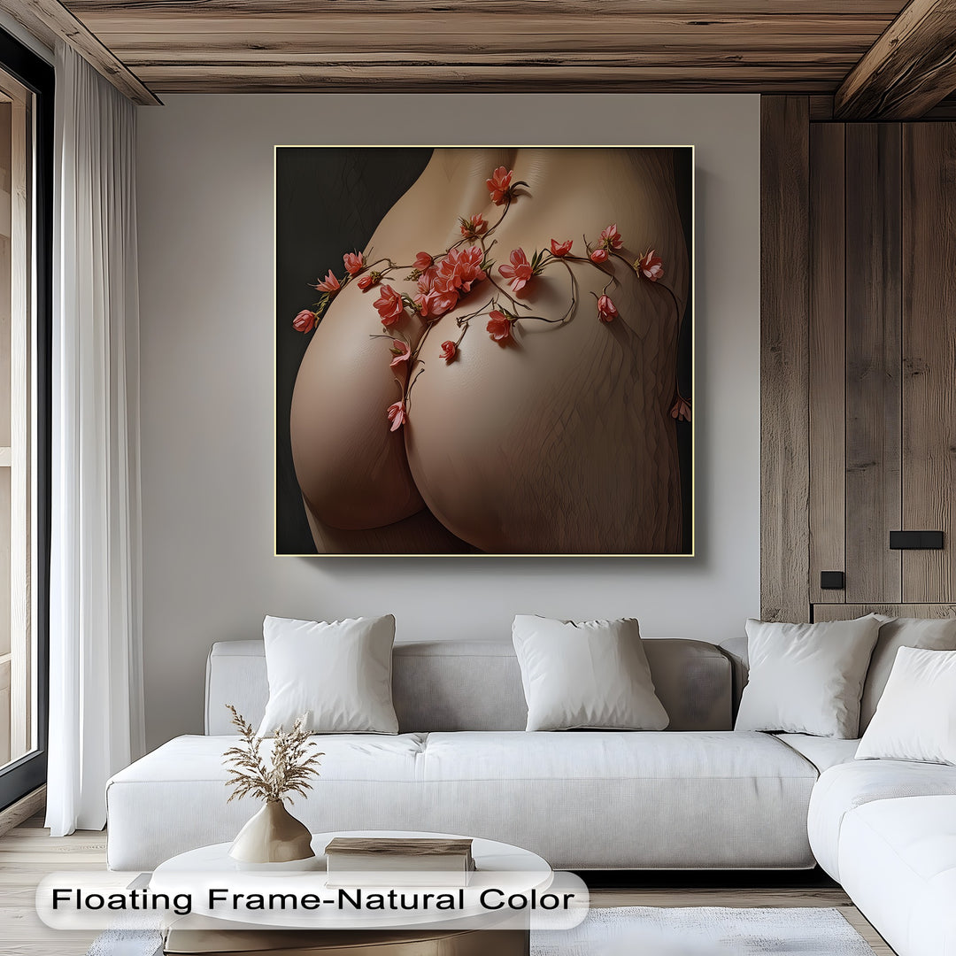 intimate framed canvas prints refined elegance bedroom wall art