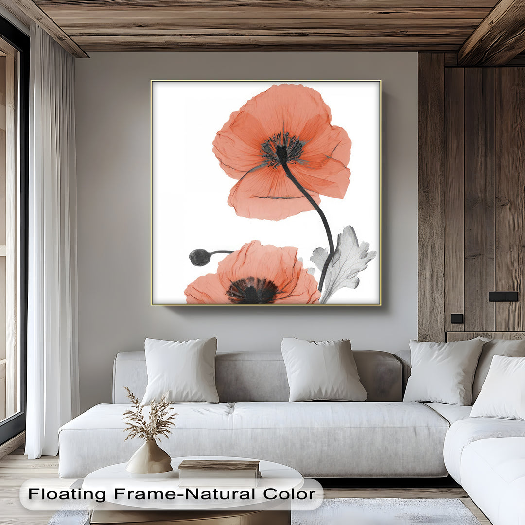 Winterliche Ruhe – Japanische Frau im blauen Kimono, Leinwanddruck | Gerahmtes Kunstwerk