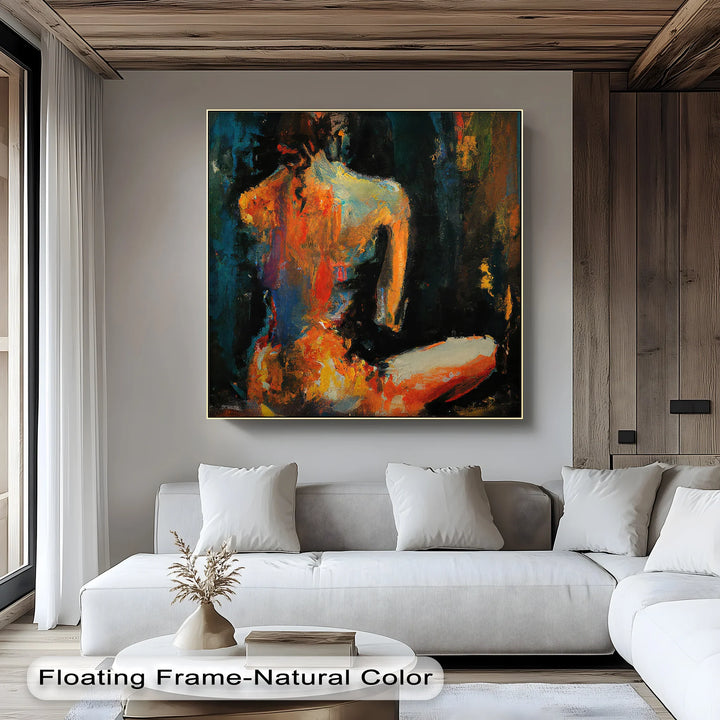 Mystique in Shadows – Abstract Female Nude Canvas Print - MyPhotoStation