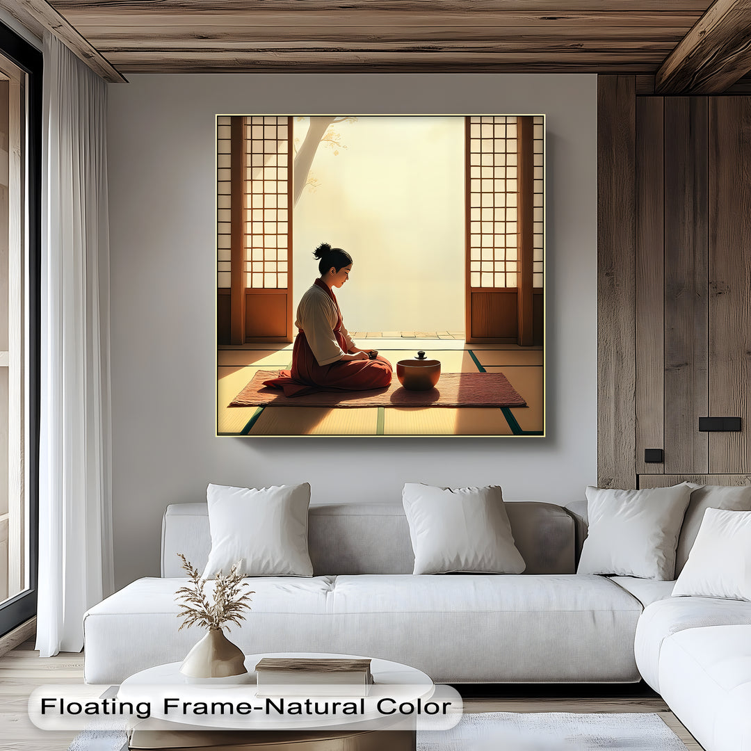 Tranquil Ritual – Japanese Tea Ceremony Canvas Print | Artwork Canvas