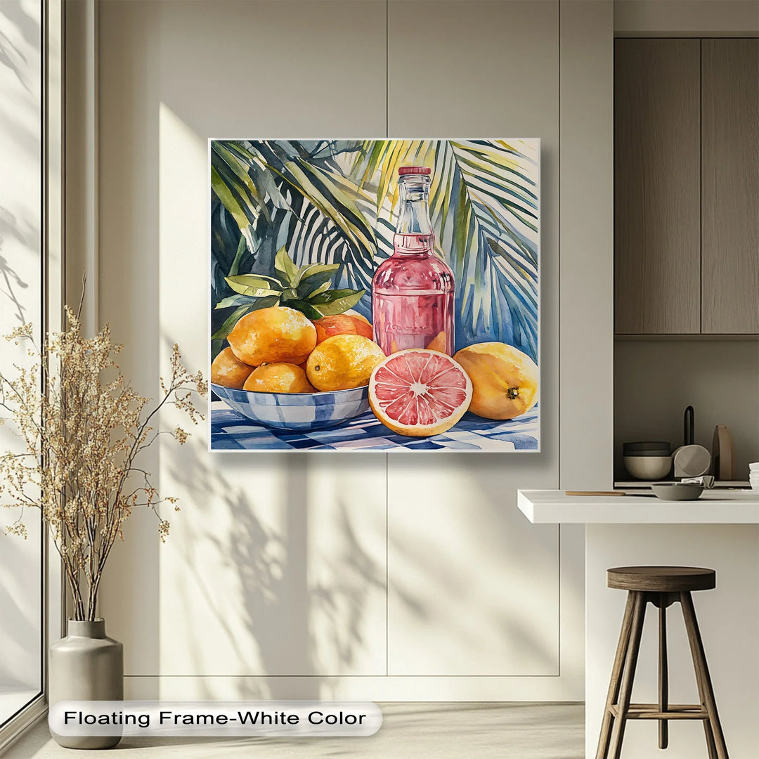 Citrus & Sunshine – Tropical Fruit and Juice Canvas Print - MyPhotoStation