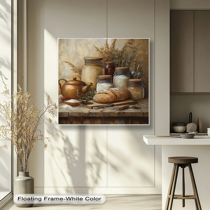 Farmhouse Pantry Delight – Rustic Kitchen Canvas Print - MyPhotoStation