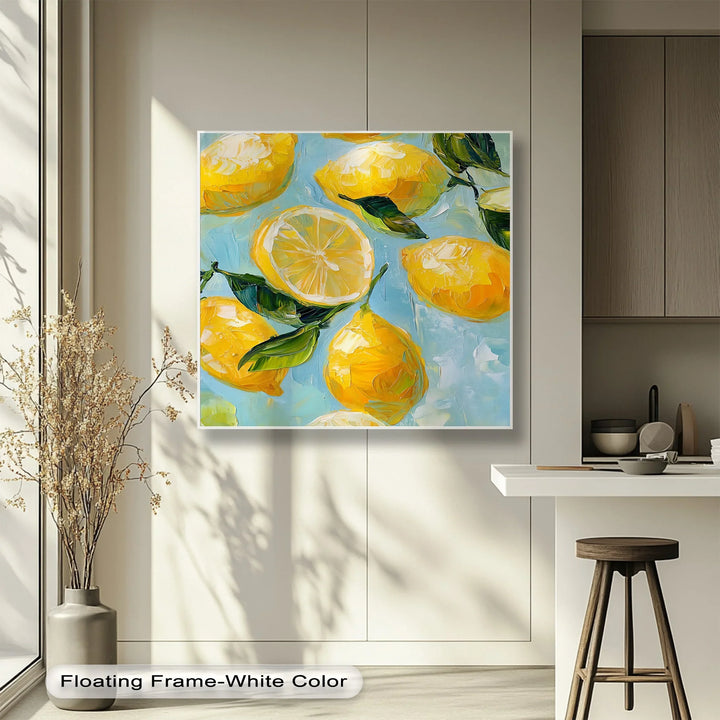 Zesty Lemons – Vibrant Yellow Fruit Canvas Print - MyPhotoStation