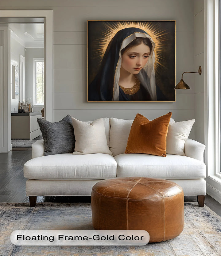 Holy Light – Virgin Mary Canvas Wall Art - MyPhotoStation