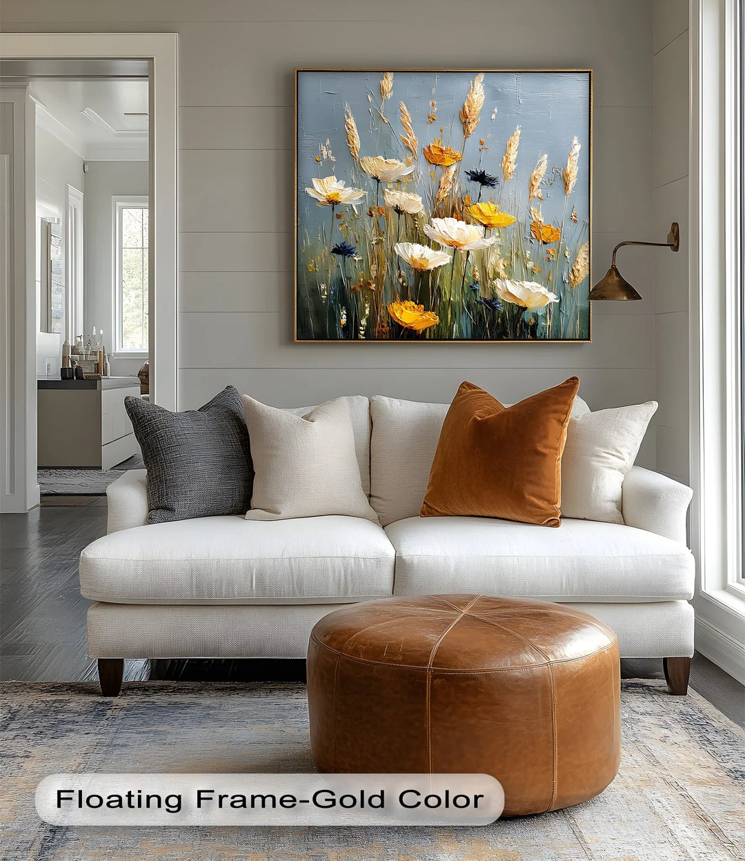 Golden Meadow Blooms – Wildflower Canvas Wall Art - MyPhotoStation