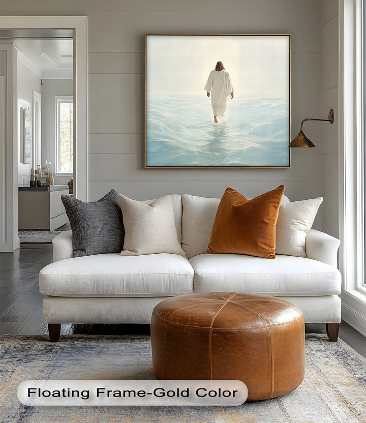 Divine Calm – Jesus Walking on Water Canvas Print - MyPhotoStation