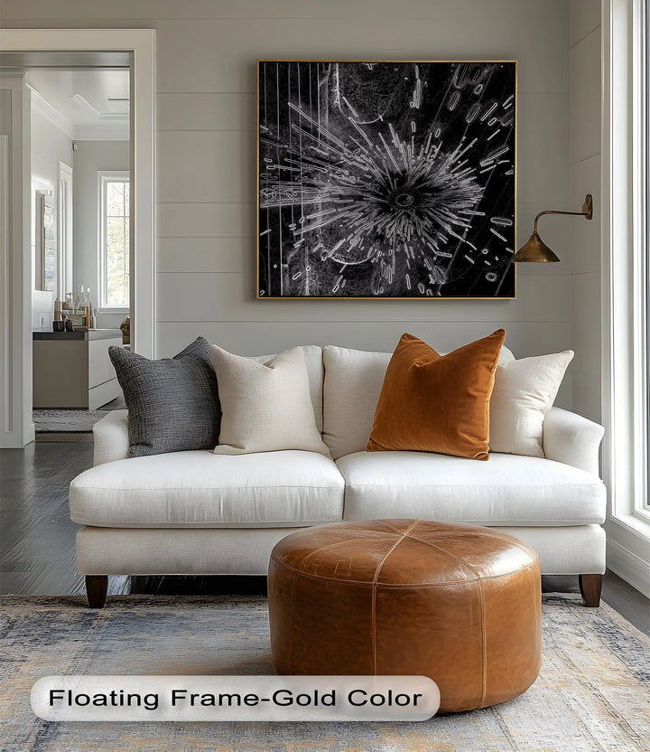 Dark Pulse – Abstract Energy Burst Canvas Prints - MyPhotoStation