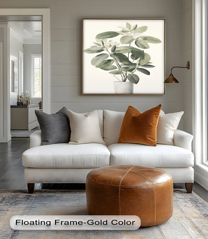 Tranquil Magnolia in Vase – Soft Botanical Canvas Print - MyPhotoStation